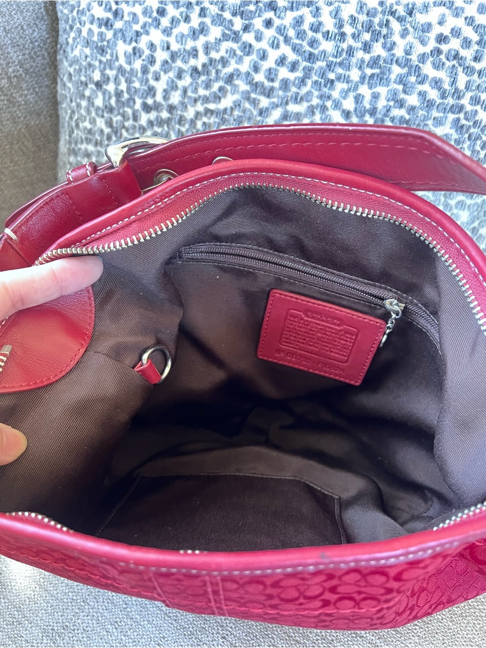 Coach Vintage Y2k Cherry Red Soho Bag - Picture 7 of 9